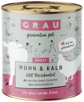 Фото - Корм для кошек Grau Adult Chicken/Veal Canned 800 g 