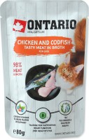 Фото - Корм для кошек Ontario Adult Chicken/Shrimp Pouch 80 g 