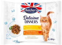 Фото - Корм для кошек Butchers Delicious Dinners Chicken/Turkey 400 g 