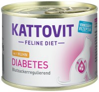 Фото - Корм для кошек Kattovit Diabetes Canned with Chicken 185 g 