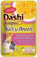 Фото - Корм для кошек INABA Ciao Dashi Delights Silky Broth Chicken/Salmon 40 g 