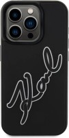Фото - Чехол Karl Lagerfeld 3D Rubber Bicolor Signature for iPhone 16 Pro 