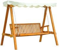 Фото - Садовая качель Outsunny 3-Seater Swinging Wooden Garden Seat