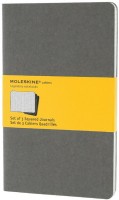 Фото - Блокнот Moleskine Set of 3 Squared Cahier Journals Large Grey 