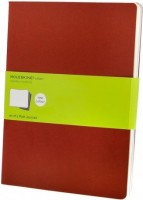 Фото - Блокнот Moleskine Set of 3 Plain Cahier Journals XLarge Red 