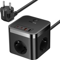 Фото - Зарядное устройство BASEUS PowerCombo 3AC+2U+2C 30W 
