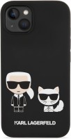 Фото - Чехол Karl Lagerfeld Liquid Silicone Karl & Choupette for iPhone 14 Plus