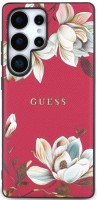 Фото - Чехол GUESS Grained Flower Pattern MagSafe for Galaxy S25 Ultra 