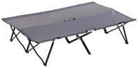 Фото - Туристическая мебель Outsunny Double Camping Folding Cot Outdoor Portable Sunbed