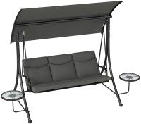Фото - Садовая качель Outsunny 3 Seater Garden Swing Chair with Adjustable Canopy 
