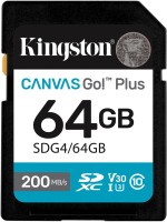 Карта памяти Kingston SDXC Canvas Go! Plus Gen4 64 ГБ