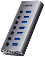 Фото - Картридер / USB-хаб Unitek 7-in-1 Individual Switches Hub 