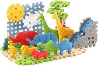 Фото - Конструктор Marioinex Mini Waffle Sawanna Animals 907078 