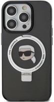 Фото - Чехол Karl Lagerfeld Ring Stand Karl Head MagSafe for iPhone 15 Pro 