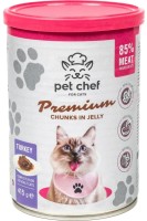 Фото - Корм для кошек Pet Chef Cat Premium Adult Turkey  415 g