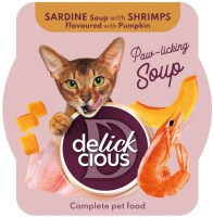 Фото - Корм для кошек Delickcious Soup Shrimp/Sardini/Watermelon 80 g