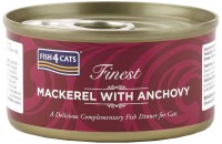Фото - Корм для кошек Fish4Cats Finest Mackerel with Anchovy 70 g 