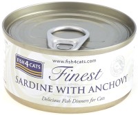 Фото - Корм для кошек Fish4Cats Finest Sardine with Anchovy 70 g 