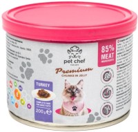 Фото - Корм для кошек Pet Chef Cat Premium Adult Turkey  200 g