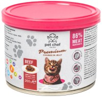 Фото - Корм для кошек Pet Chef Cat Premium Adult Beef  200 g