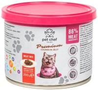 Фото - Корм для кошек Pet Chef Cat Premium Adult Meat Mix  200 g