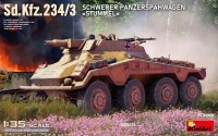Фото - Сборная модель MiniArt Sd.Kfz.234/3 Schwerer Panzerspahwagen Stummel (1:35)