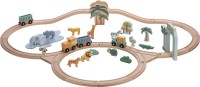 Фото - Автотрек / железная дорога FreeOn Free2Play Wooden Railroad with Wagons and Animal Friends 80630 