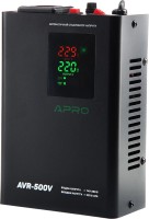 Фото - Стабилизатор напряжения Apro AVR-500V 0.5 кВА / 400 Вт