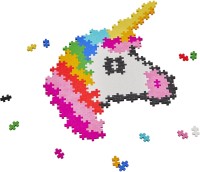 Фото - Конструктор Plus-Plus Unicorn (250 pieces) PP-3929