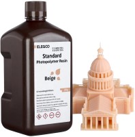 Фото - Пластик для 3D печати Elegoo Standard Resin Beige 2kg 2 кг  бежевый