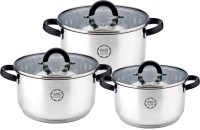 Фото - Кастрюля MG Home Black 3 pcs