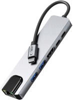 Фото - Картридер / USB-хаб Tech-Protect HB02 Type-C Hub