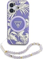 Фото - Чехол GUESS Palm Trees Triangle Pearl Strap MagSafe for iPhone 16 
