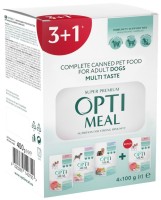 Фото - Корм для собак Optimeal Complete Canned Multi Taste 400 g 4 шт