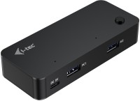Фото - Картридер / USB-хаб i-Tec Universal KVM HUB 2x USB-C + 2x USB-A 3.0 