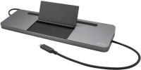 Фото - Картридер / USB-хаб i-Tec USB-C Metal Ergonomic 4K 3x Display Docking Station with Power Delivery 85 W + Universal Charger 100 W 