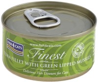 Фото - Корм для кошек Fish4Cats Finest Tuna Fillet with Green Lipped Mussles 70 g