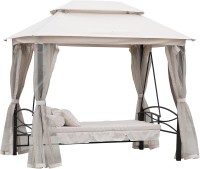 Фото - Садовая качель Outsunny 2-in-1 Convertible Gazebo Swing Chair