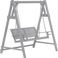 Фото - Садовая качель Outsunny Two-Seater Larch Wood Garden Bench Swing