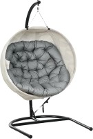 Фото - Садовая качель Outsunny Round Garden Egg-Shaped Hanging Swing Chair with Cup Holder and Cushion 
