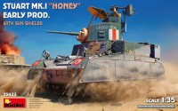 Фото - Сборная модель MiniArt Stuart Mk.I Honey Early Prod with Sun Shields (1:35) 