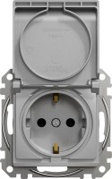 Фото - Розетка Schneider Sedna SDD113024 серебристый