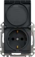 Фото - Розетка Schneider Sedna SDD114024 графит