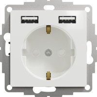 Фото - Розетка Schneider Sedna SDD111052 белый