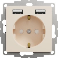 Фото - Розетка Schneider Sedna SDD112052 бежевый