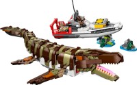 Фото - Конструктор Lego Brick-Built Mosasaurus Boat Mission 76974 