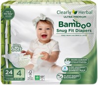 Фото - Подгузники Clearly Herbal Bamboo 4 / 24 pcs 