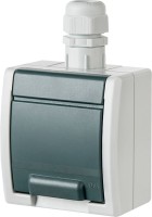Фото - Розетка Elektro-Plast Aquant 1241-65 белый