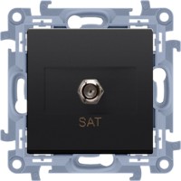 Фото - Розетка Simon 10 Series CASF1.01/49 черный