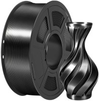 Фото - Пластик для 3D печати FIBER3D PLA+ Silk Black 1kg 1 кг  черный